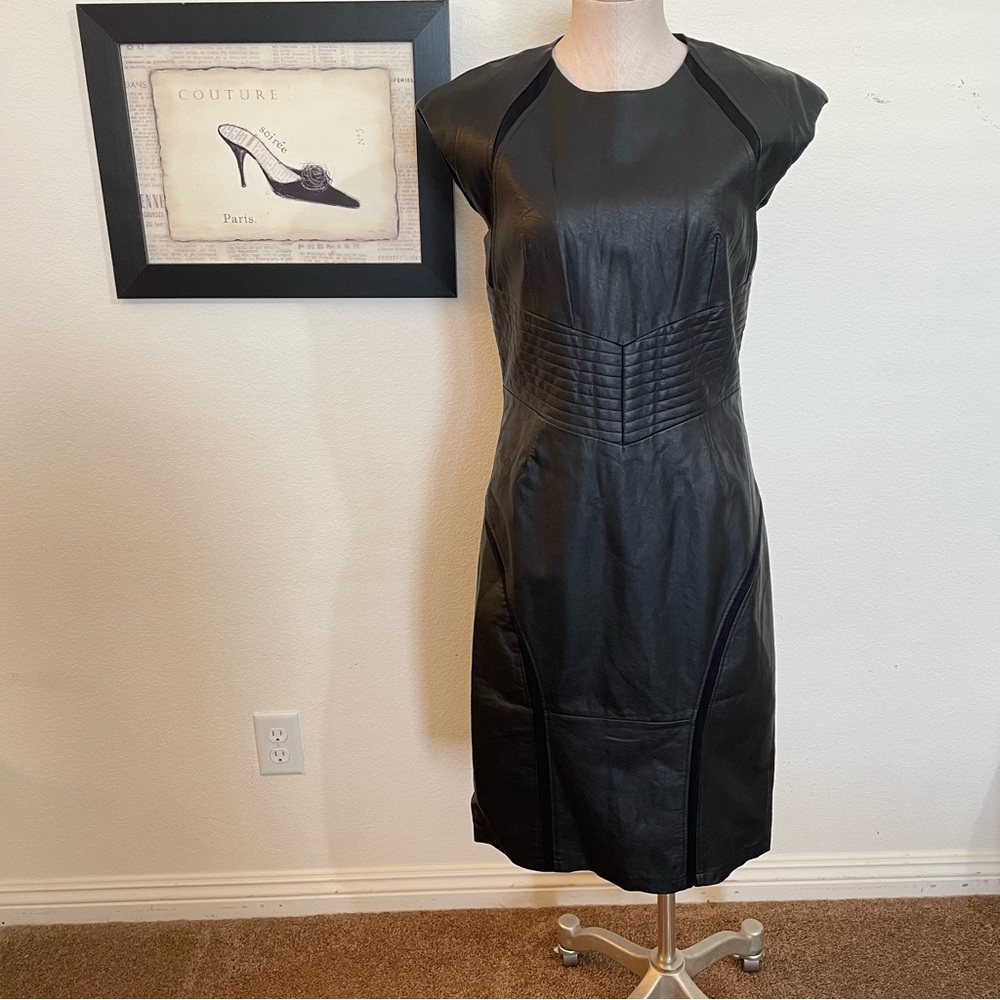 Venus Faux Leather Dress